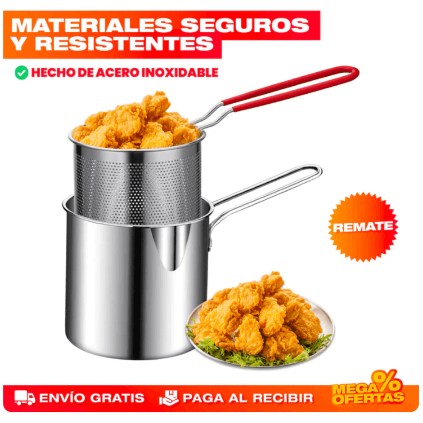 ✅ChefPro - Fríe de manera limpia y segura
