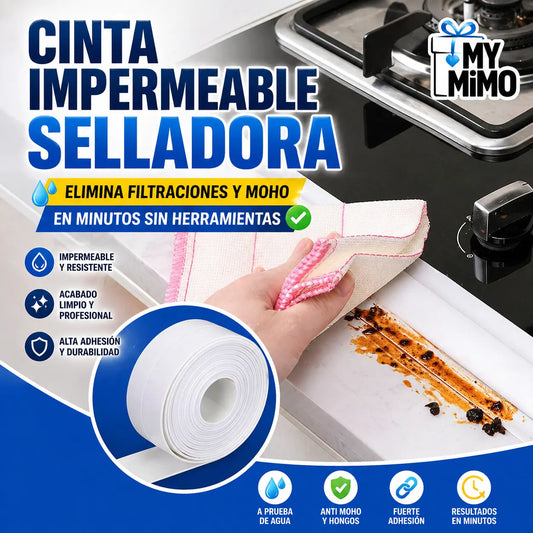 MEGA OFERTA CINTA IMPERMEABLE + ESPUMA DE LIMPIEZA PARA INODORO