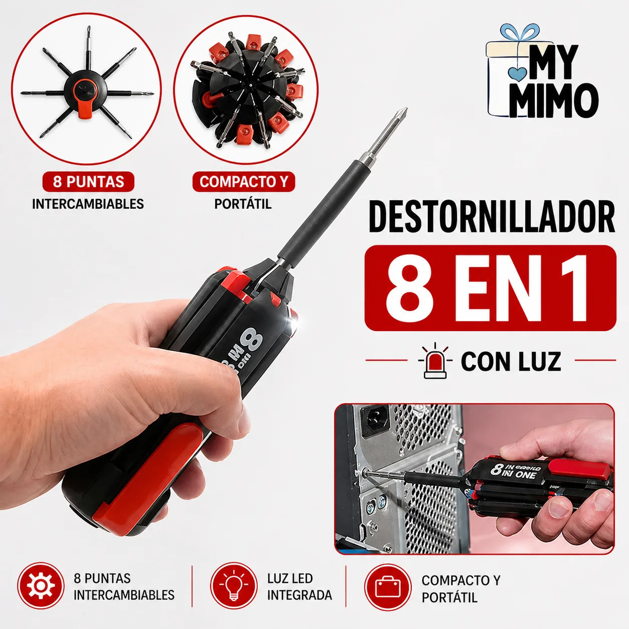 DESTORNILLADOR 8 EN 1