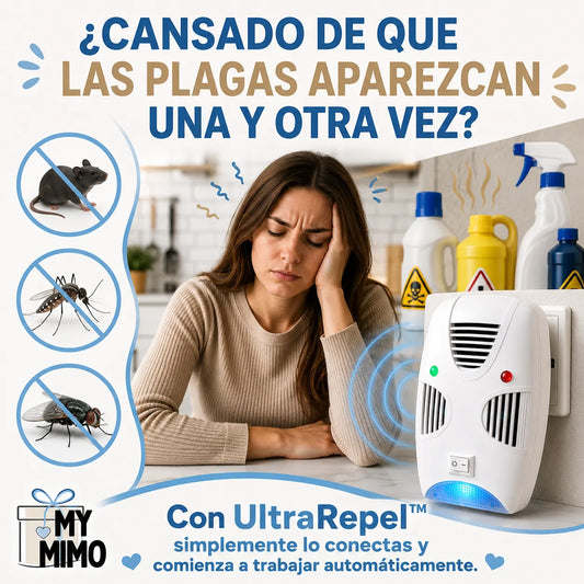 ⭐ULTRAREPEL™ Enchufa, protege y mantén las plagas lejos las 24 horas