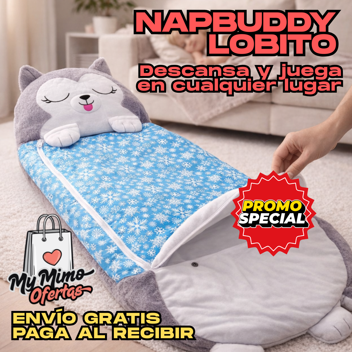 NapBuddy- Descansa y juega en cualquier lugar