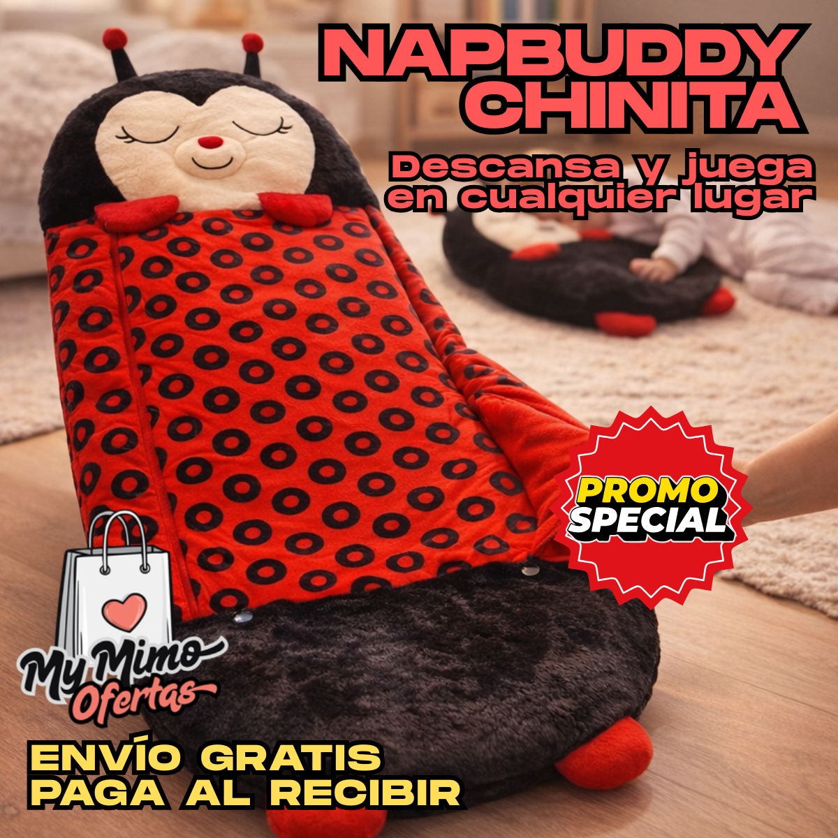 NapBuddy- Descansa y juega en cualquier lugar