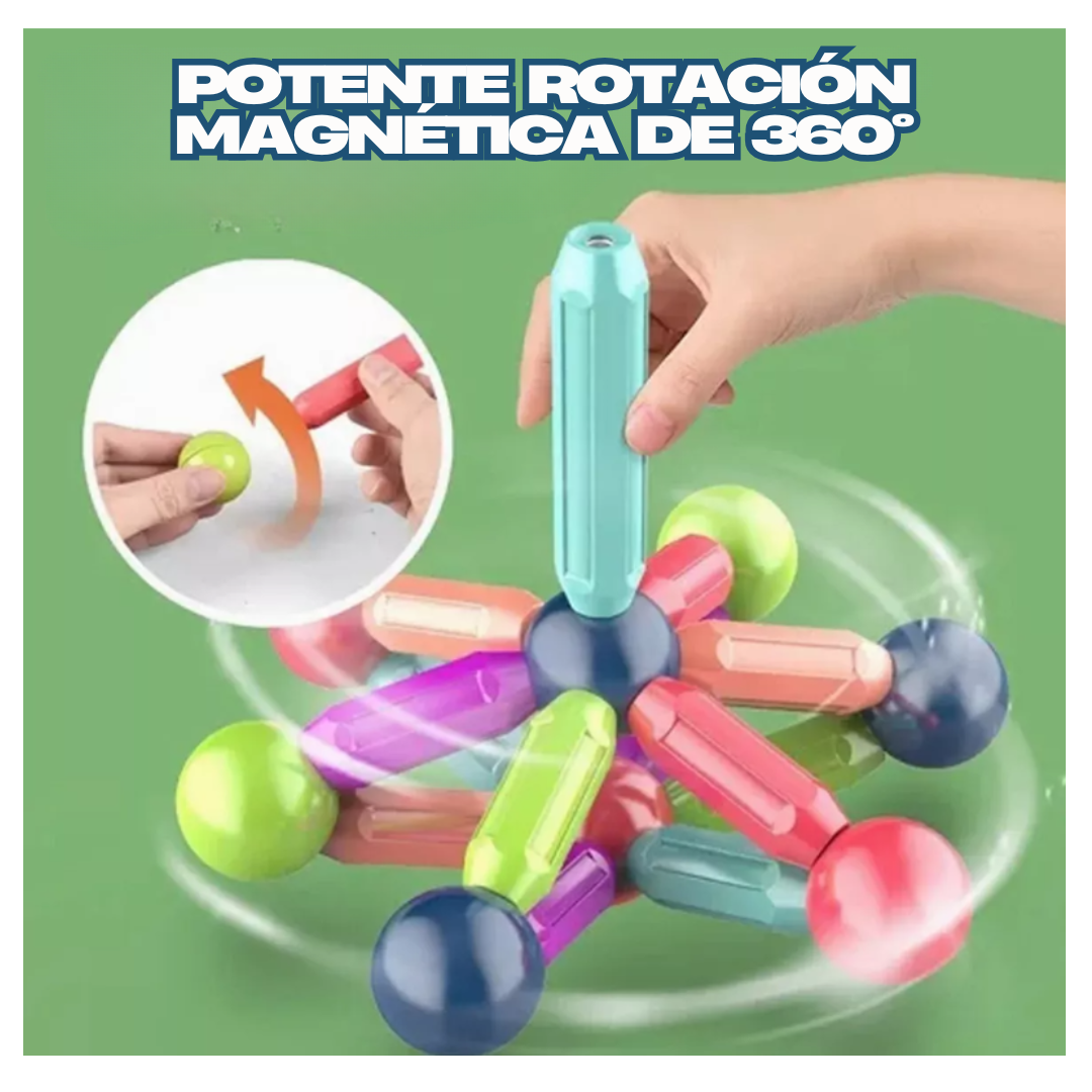 Juego de Varillas Magnéticas 36 pcs