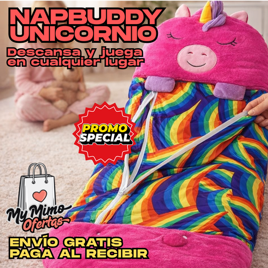 NapBuddy-UNICORNIO Descansa y juega en cualquier lugar