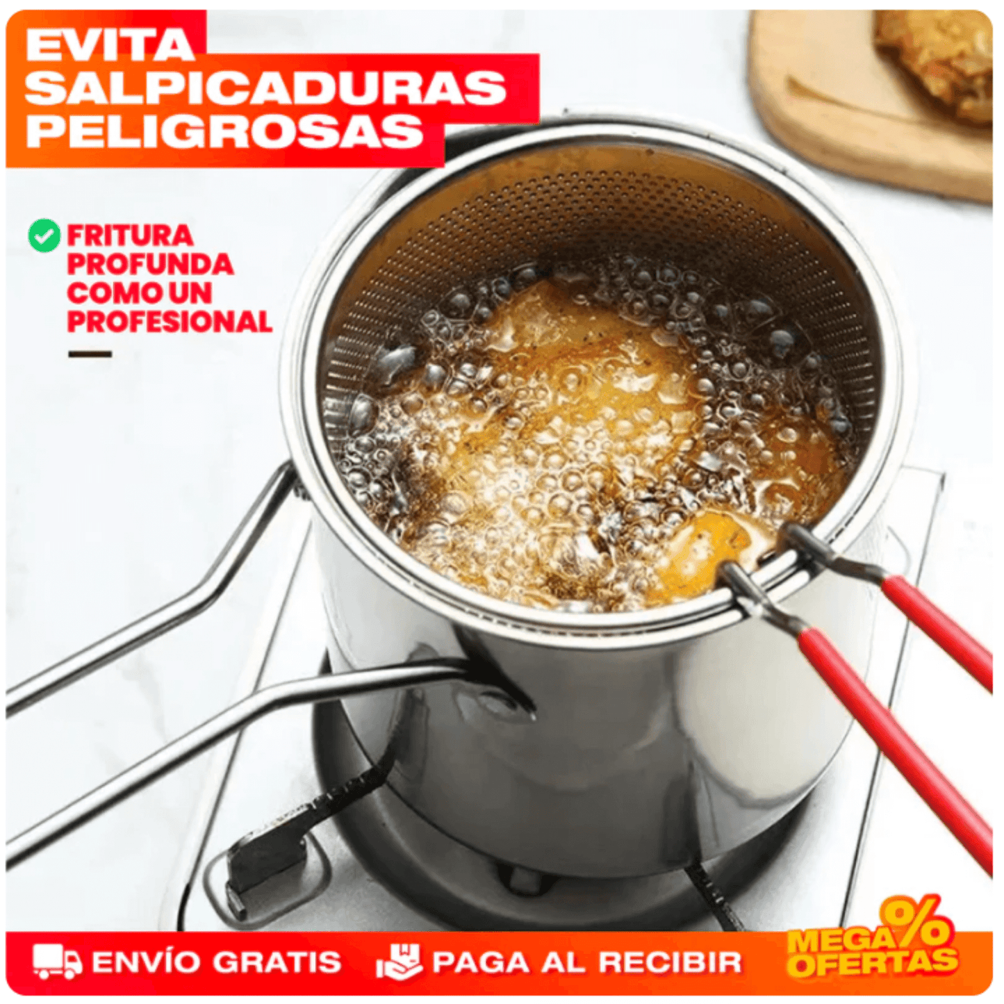 ✅ChefPro - Fríe de manera limpia y segura