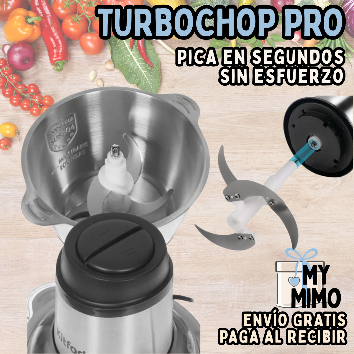 ✅TURBOCHOP PRO - Pica en segundos sin esfuerzo