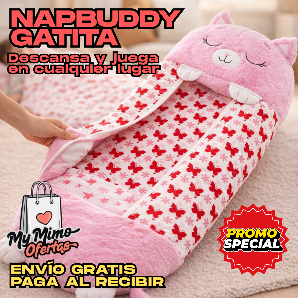 NapBuddy- Descansa y juega en cualquier lugar