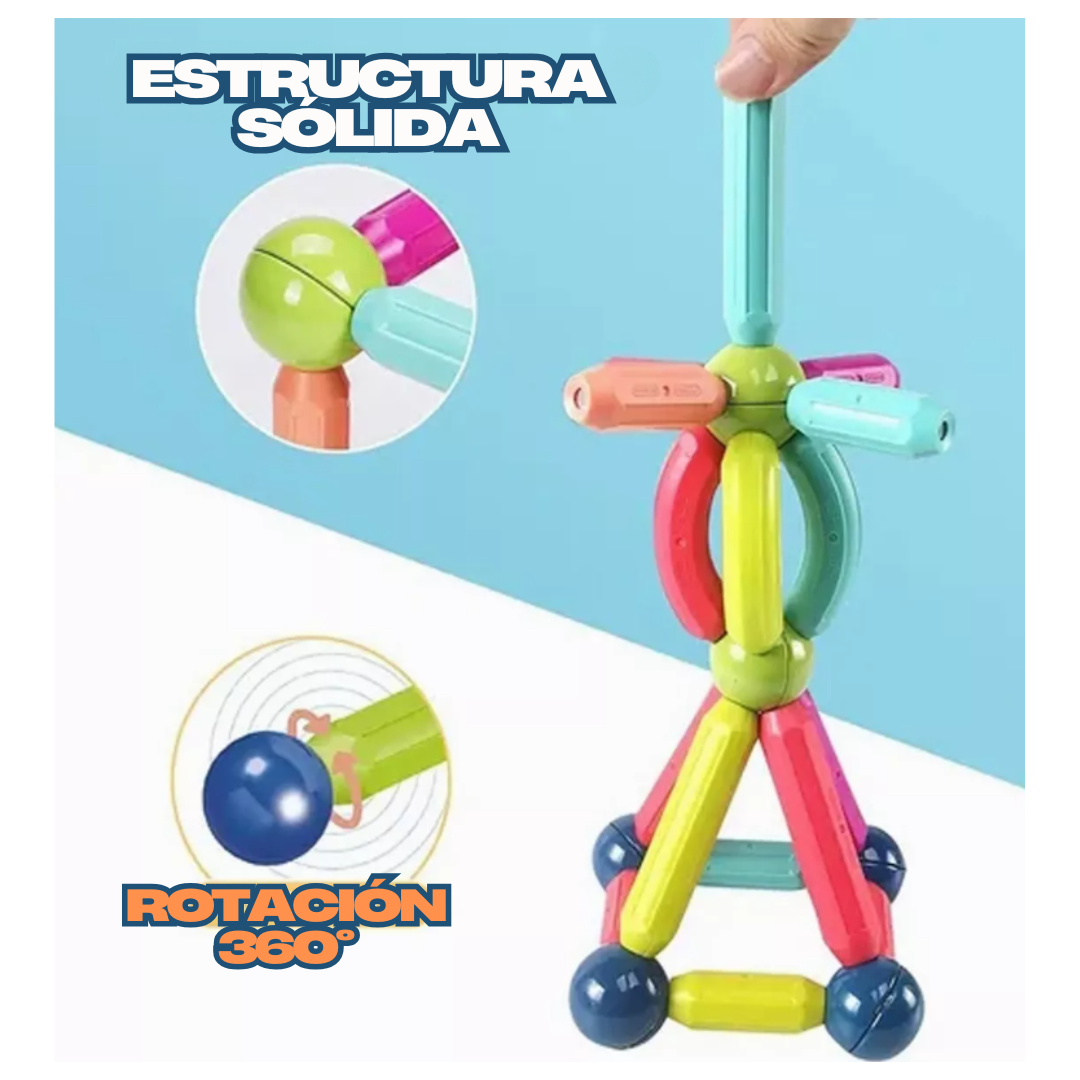 Juego de Varillas Magnéticas 36 pcs