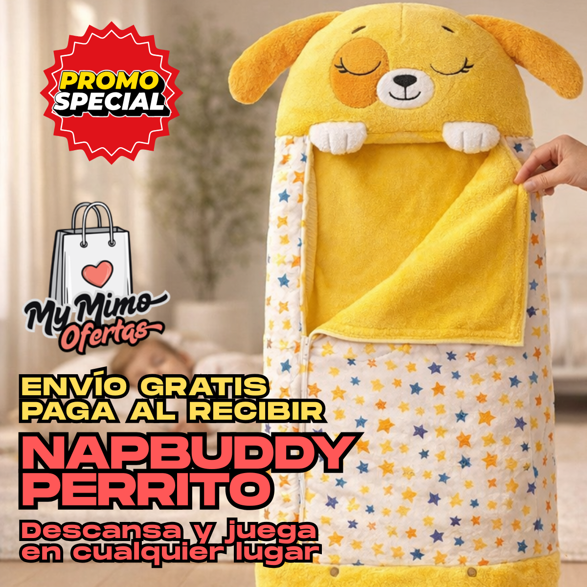 NapBuddy- Descansa y juega en cualquier lugar
