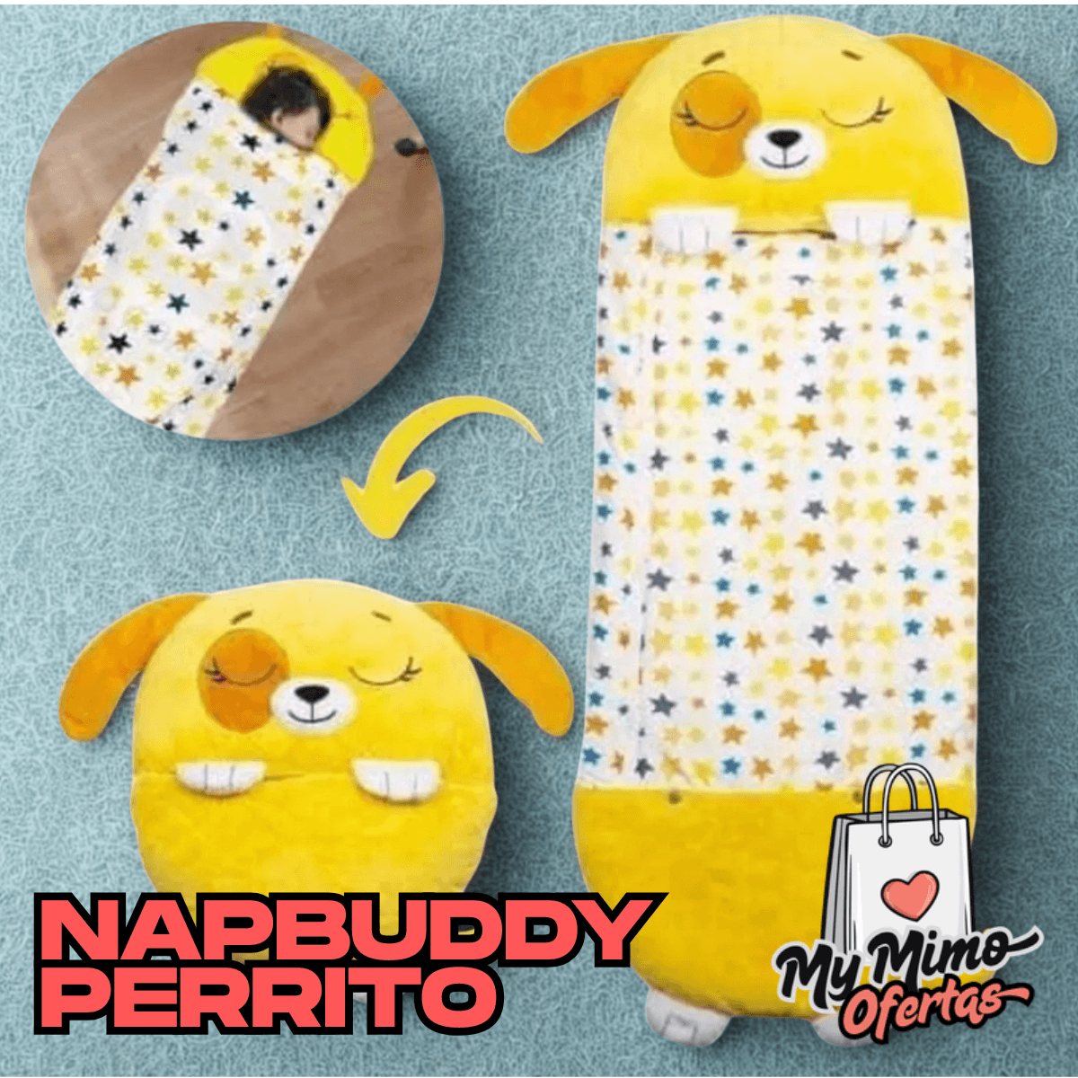 NapBuddy-PERRITO Descansa y juega en cualquier lugar