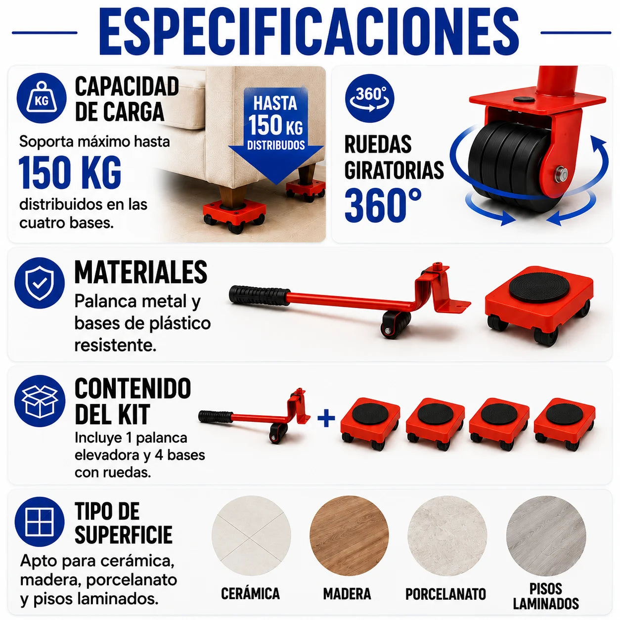 ⭐DeslizaMax - Mueve muebles sin esfuerzo