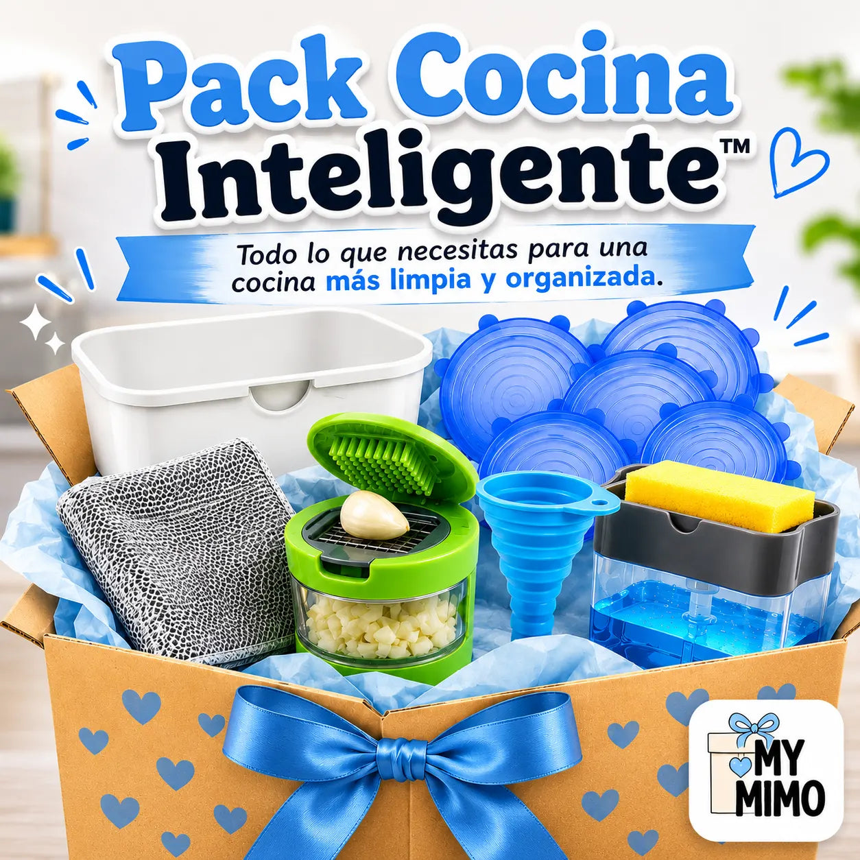 ✅PACK COCINA INTELIGENTE™ ✨Todo lo que necesitas para una cocina más limpia y organizada.