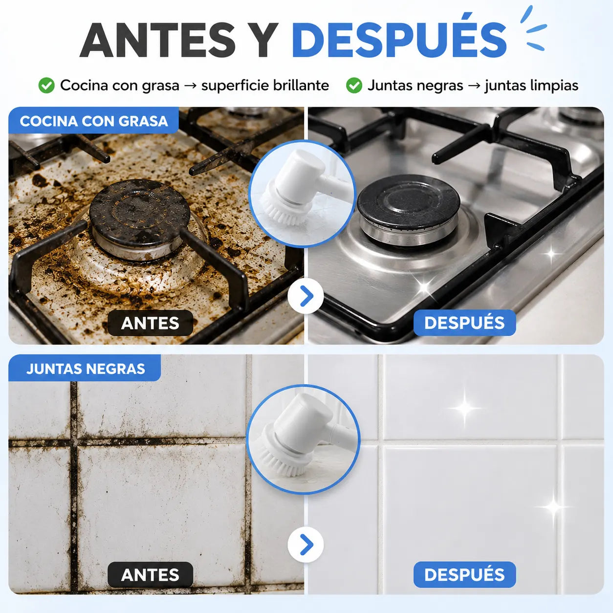 TurboClean 5X “Limpieza profunda sin esfuerzo”
