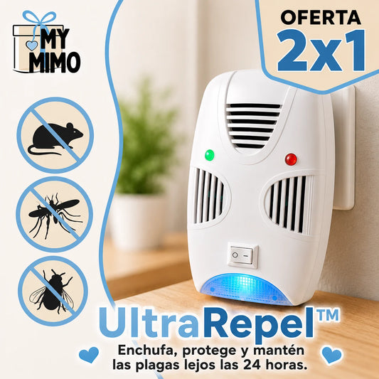 ⭐ULTRAREPEL™ Enchufa, protege y mantén las plagas lejos las 24 horas