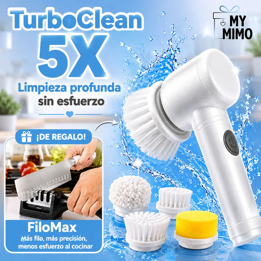 TurboClean 5X “Limpieza profunda sin esfuerzo”
