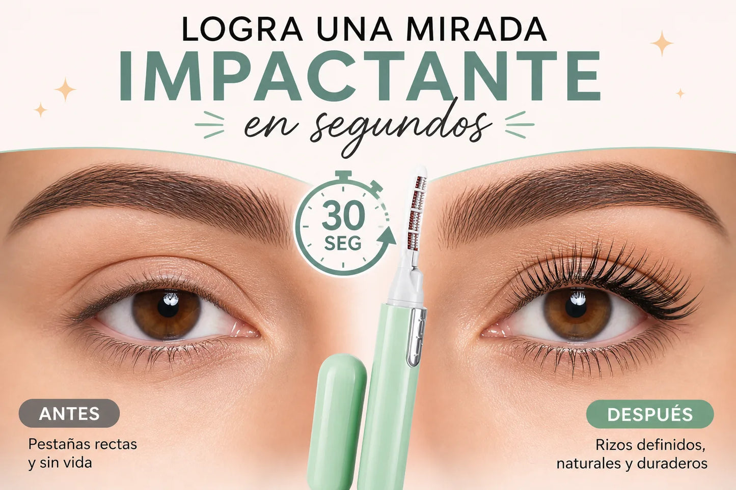 ✅Rizador de Pestañas Eléctrico