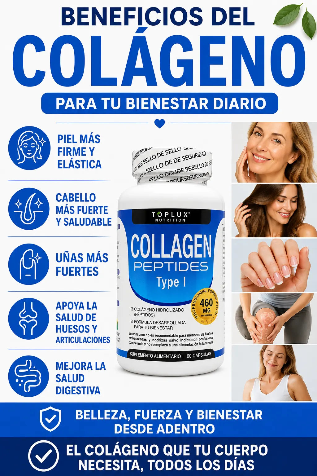 🌿COLAGENO PEPTIDES 460MG
