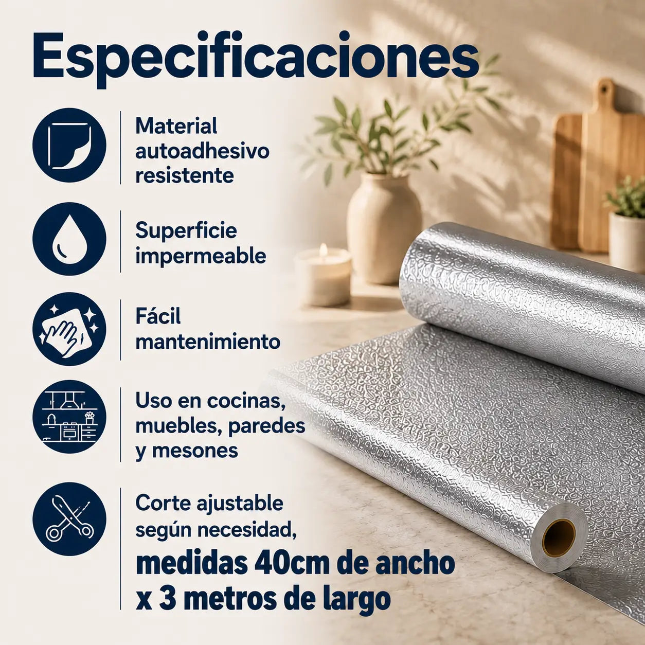 ✨EASYCLEAN FILM™ Protege tu cocina, limpia en segundos✅