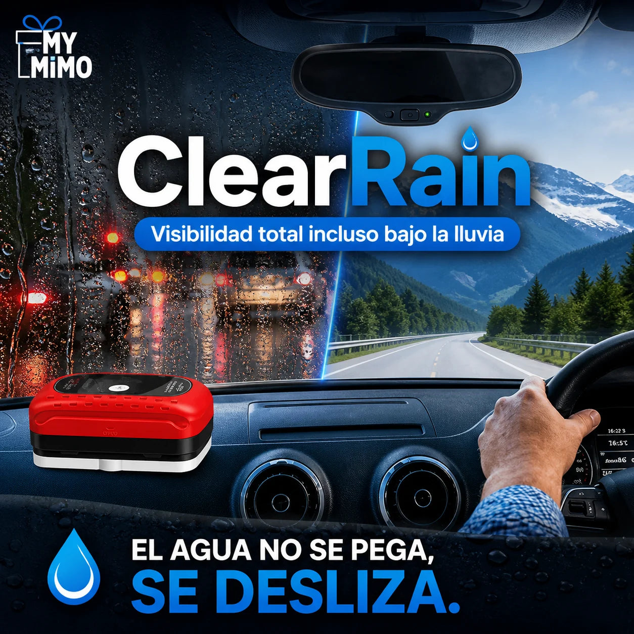 ClearRain “Visibilidad total incluso bajo la lluvia”