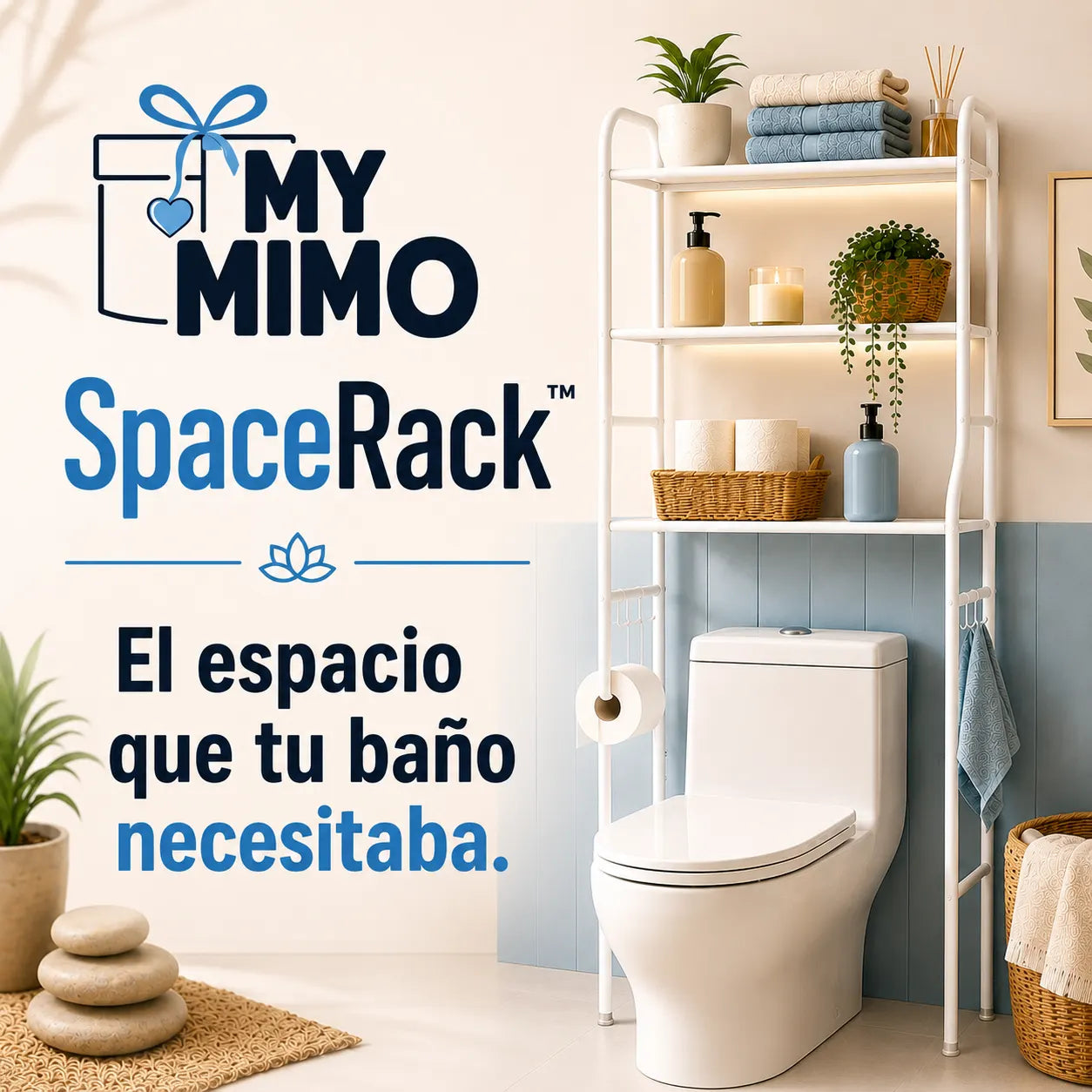 ✨SPACERACK™ El espacio que tu baño necesitaba✅