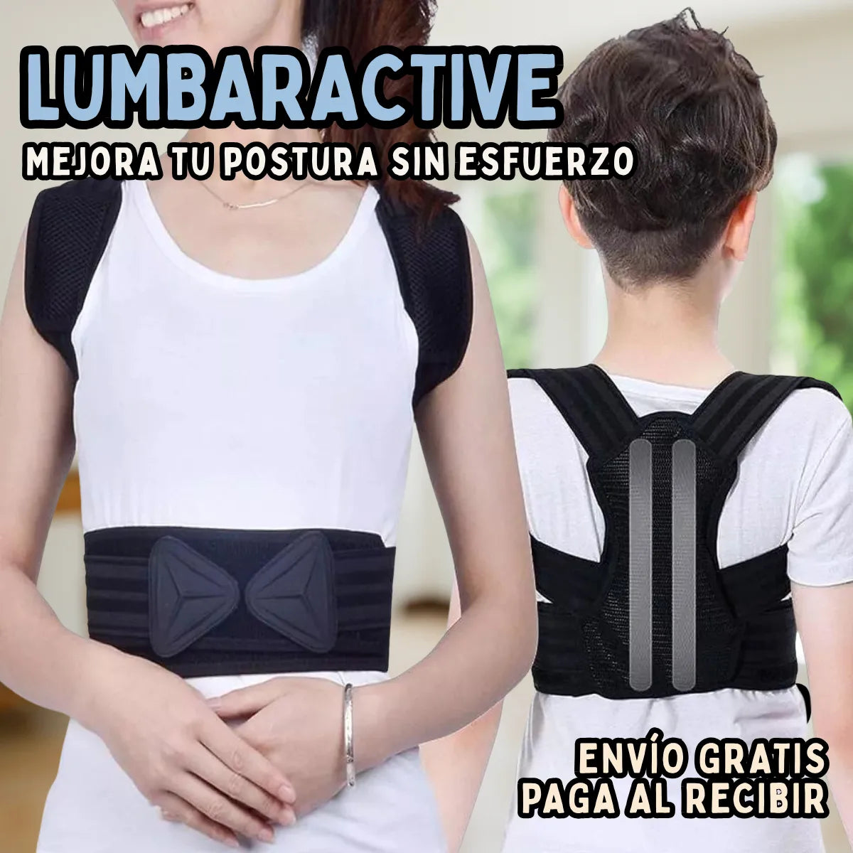 LUMBARACTIVE Mejora tu postura sin esfuerzo