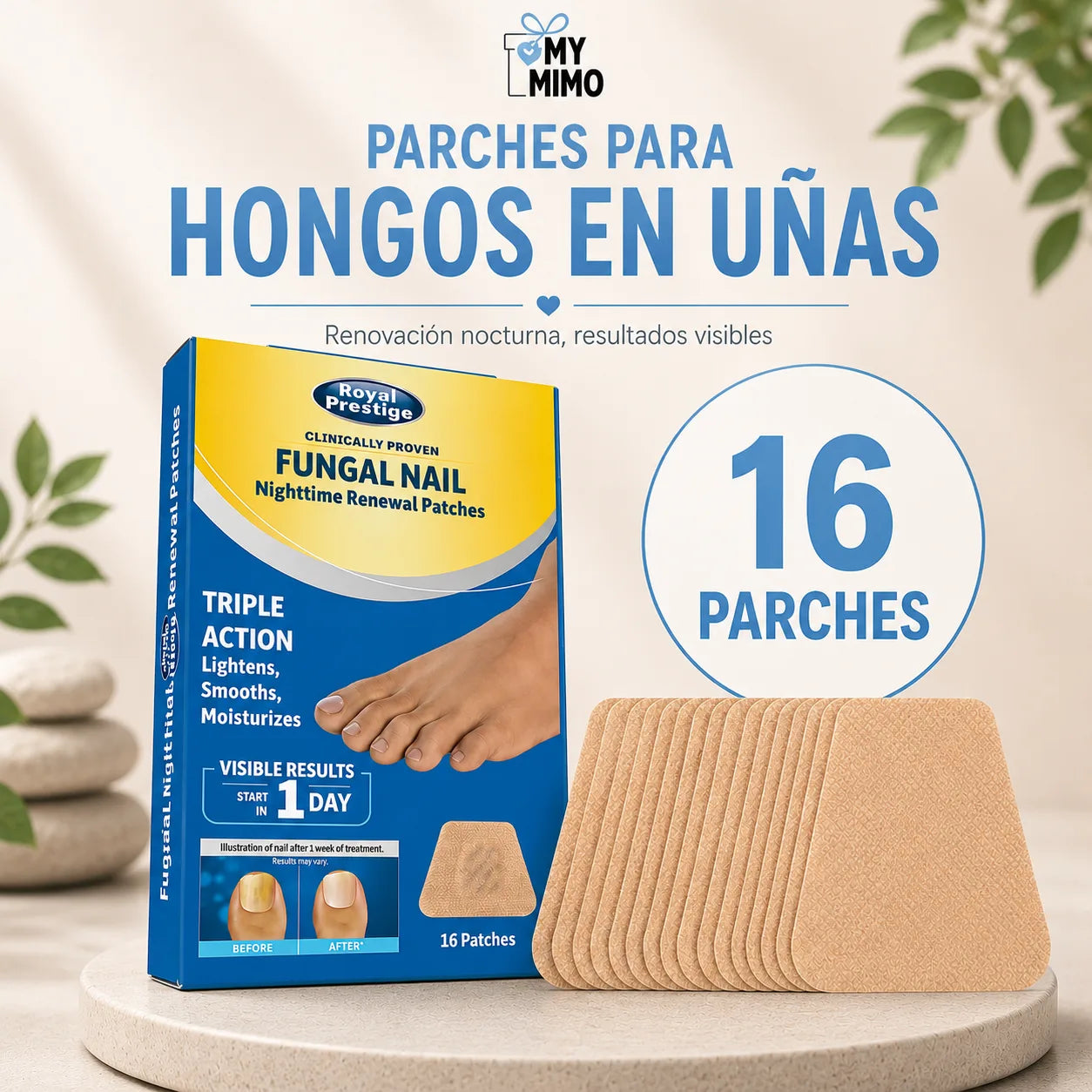 ❤️‍🩹16 Parches🩹 Anti Hongo✨