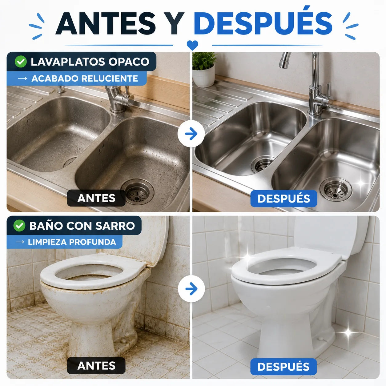 TurboClean 5X “Limpieza profunda sin esfuerzo”