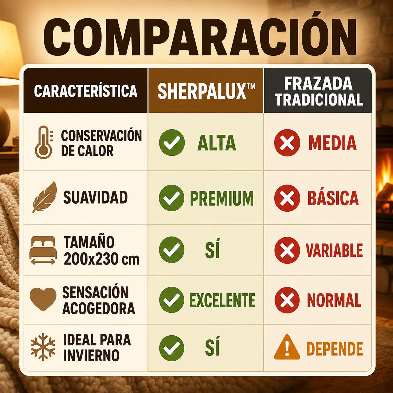 🔥SHERPALUX™ El calor que tu invierno necesita🔥