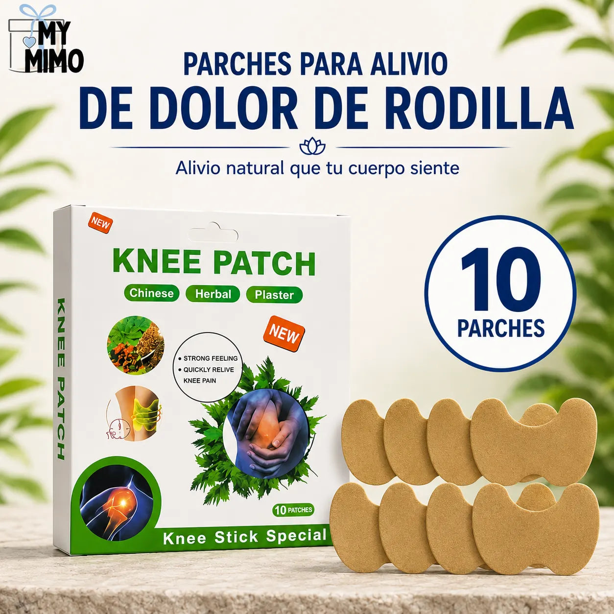 ❤️‍🩹 10 Parches 🩹Dolor de Rodilla✨