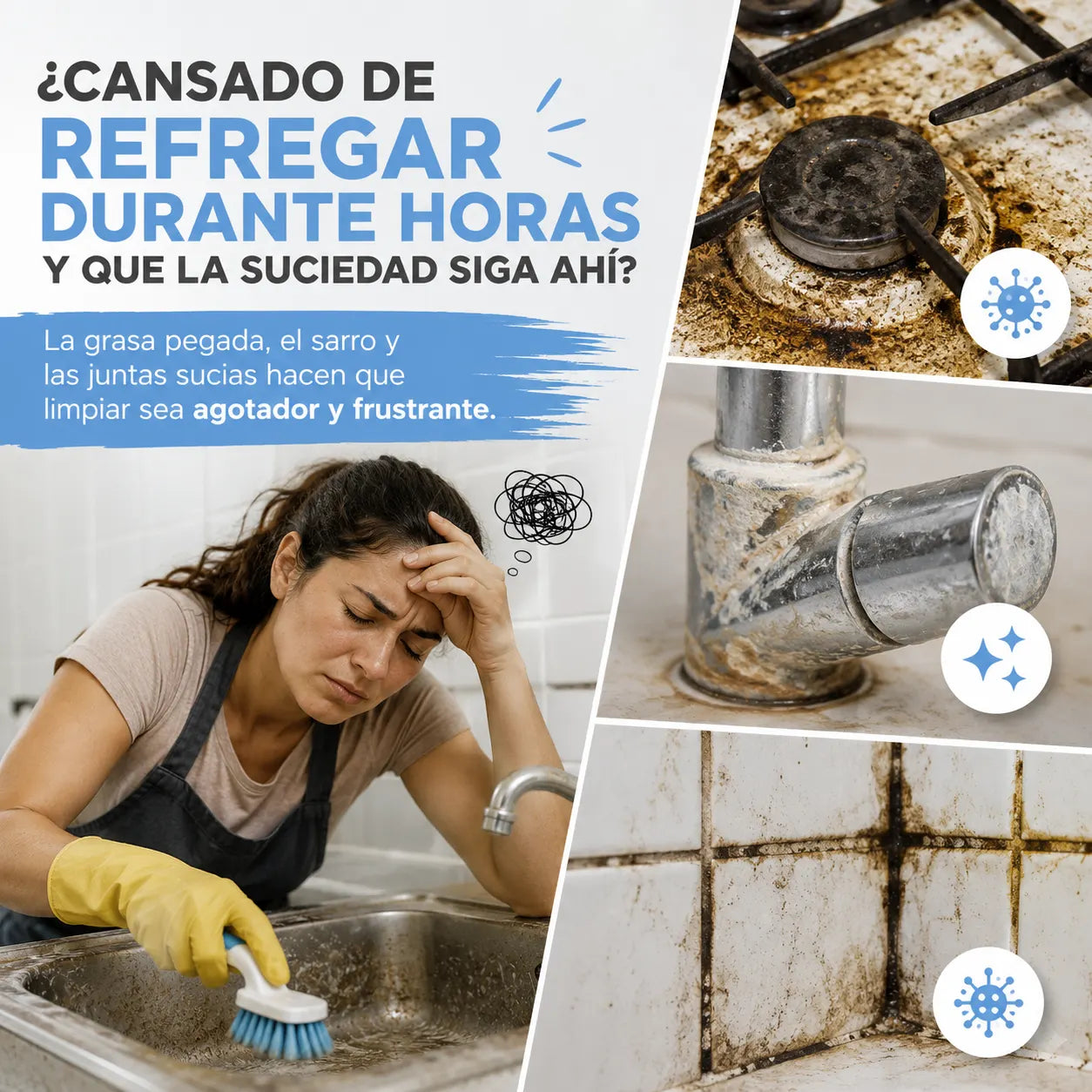 TurboClean 5X “Limpieza profunda sin esfuerzo”